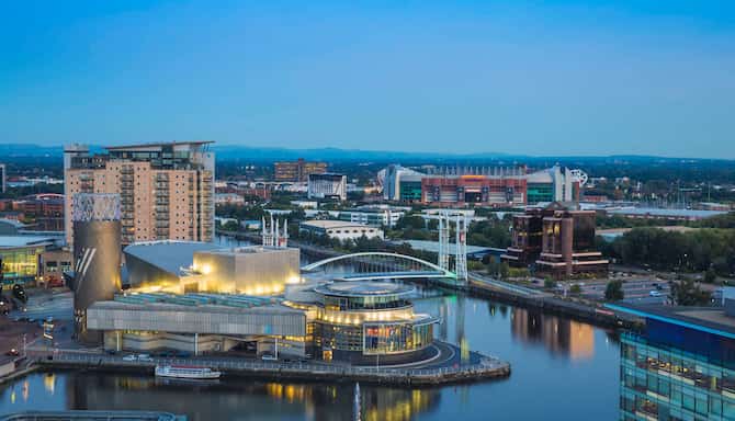 Blog images - 2025 - Lowry Theatre and Old Trafford Manchester England