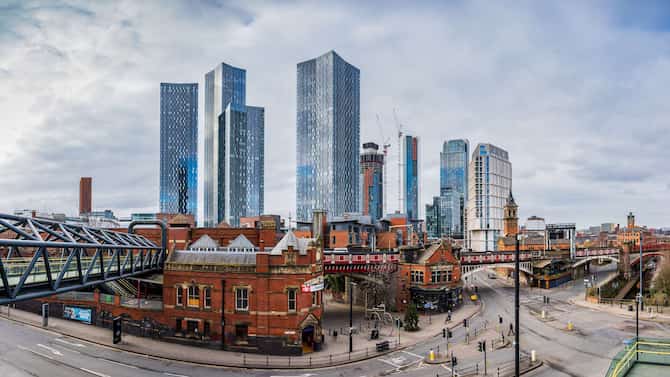 Blog images - 2025 - Manchester Deansgate panorama