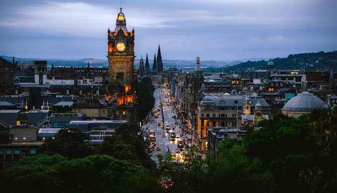 Blog images - 2025 - Princes Street Gardens in Edinburgh Scotland UK