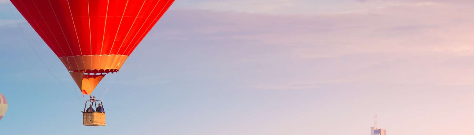 Blog images - General image - Floating over Vilnius in a hot air balloon