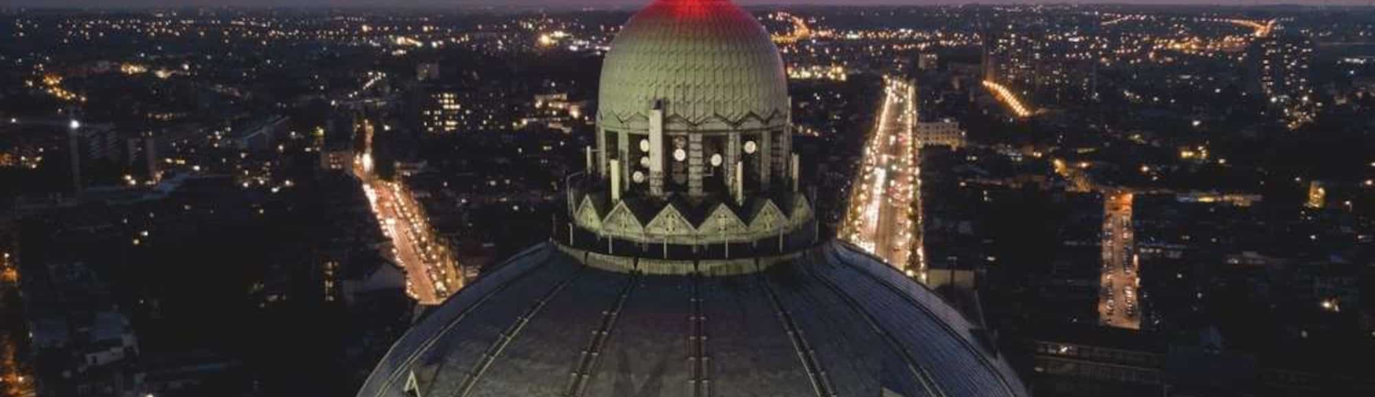 Blog images - Basilique de Koekelberg from drone - Brussels through the eyes of urban photographer Sébastien Nagy