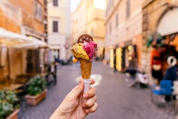 Ice cream gelato Rome - Long Weekend in Rome