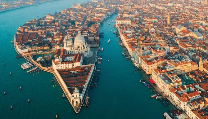 Blog images - Top Events to Experience in Venice-Venice birds eye view