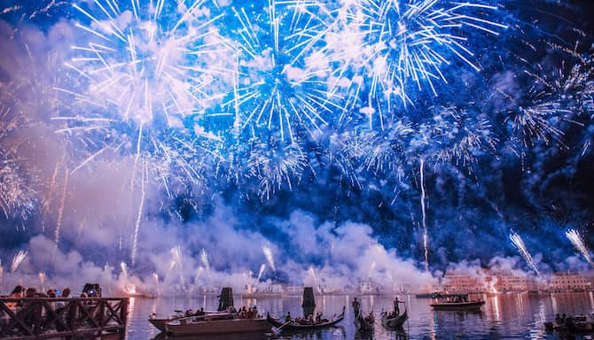 Blog images - Top Events to Experience in Venice-fireworks from the canal