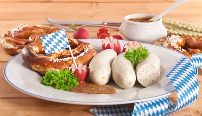 Blog images - Munich’s best Bavarian food: 9 delicious dishes - white sausage