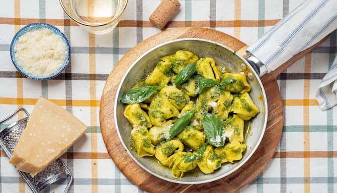 Blog images - A Culinary Journey: Unveiling the Best Italian Dishes - tortellini pesto