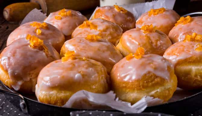 Blog images - The best Polish Traditional Food to fall in love with - Pączki with a topping