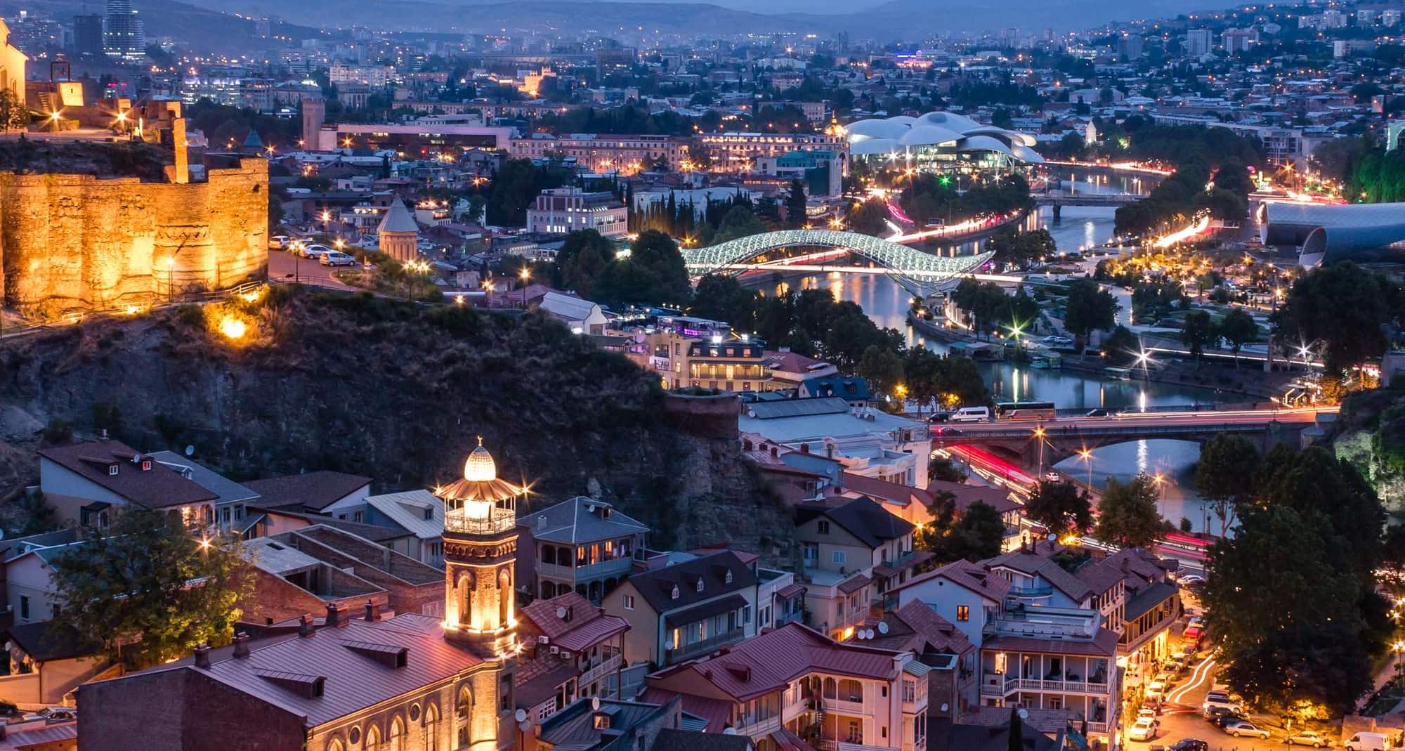 Blog images - 2023 - Discover the History and Modern Culture of Tbilisi - View Tbilisi - City view Tbilisi