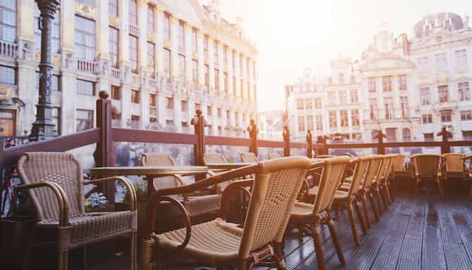 Blog images - 2023 - What do to when on a pit stop in Brussels chairs on terrace