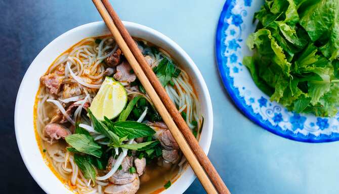 Blog images - 2023 - Authentic Pho with noodles