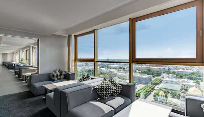 Blog images - 2024 - Riga in Summer a Feast for the Senses Experiences Skyline Bar Lounge