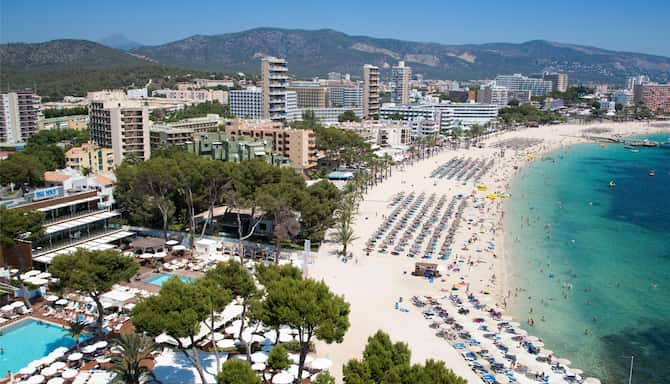 Blog images - 2025 - Overhead of Playa de Magaluf beach