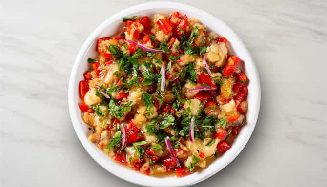 Blog images - 2025 - Fresh Meze with Eggplant and Peppers Best places to eat in Istanbul