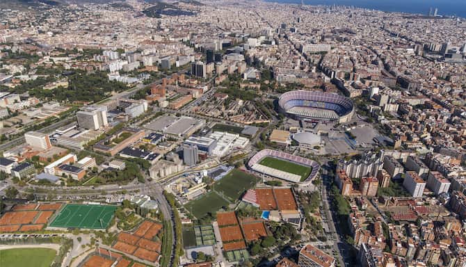 Blog images - 2025 - Aerial view of Barcelona