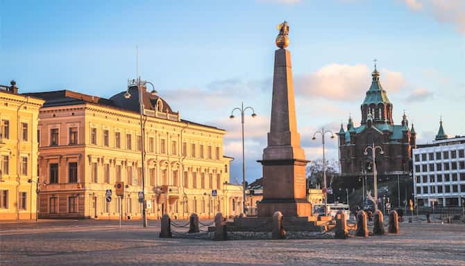 Blog images - 2025 - Market Square and Obelisk Monument Helsinki Finland