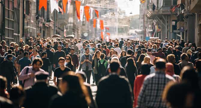Blog images - 2025 - Crowded Istiklal street in Istanbul