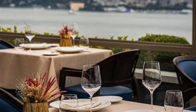 Blog images - 2025 - Bosphorus Seen from a Restaurant Terrace in Istanbul Best places to eat in Istanbul