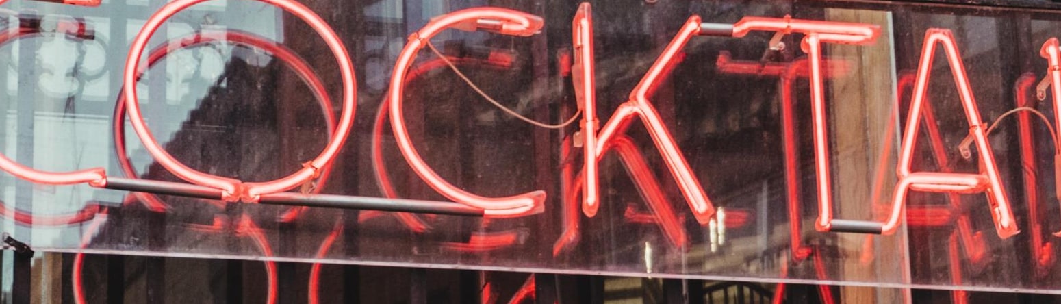 Blog images - 2025 - Things to do in Madrid A Delightful Journey Destination Cocktails Neon Sign