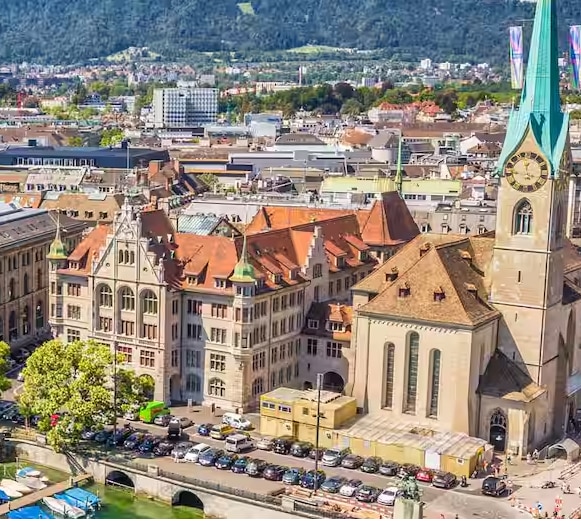 Fraumünster view, Zurich