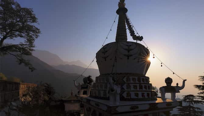Blog images - 2025 - Stupa in Lhagyal Ri India