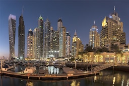 Blog images - 2025 - Things to do in Dubai discover the unexpected Destination Dubai Marina at dusk