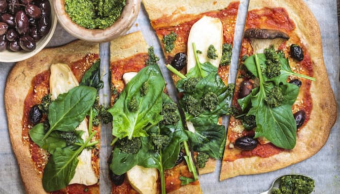 Blog images - 2025 - King Trumpet Mushroom and Quinoa Pizza