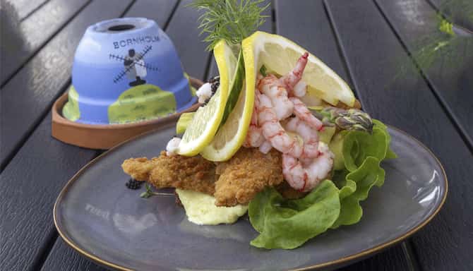 Blog images - 2025 - Danish Food Exploring Traditional Delights in Copenhagen Sm rrebr d with shrimps and fish fillet