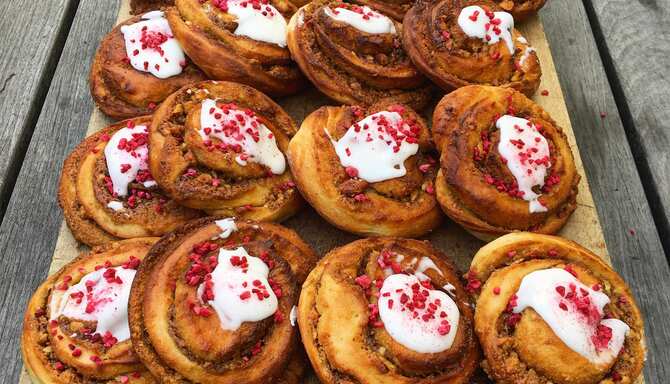 Blog images - 2025 - Danish Food Exploring Traditional Delights in Copenhagen Danish cinnamon pastries