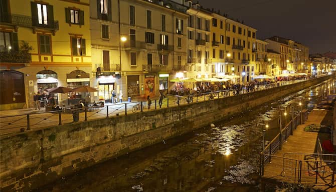 Blog images - 2025 - Milan food a taste of elegance Food and Drink canal district of Milan