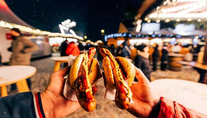 Blog images - 2025 - Berlin Food A Culinary Adventure in Germany s Capital Food amp Drink bratwurst sausage with mustar