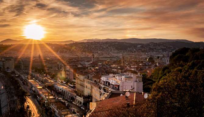 Blog images - 2025 - panorama from castle hill park Nice France