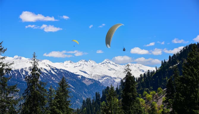 Blog images - 2025 - Paragliding at Manali Himachal Pradesh India