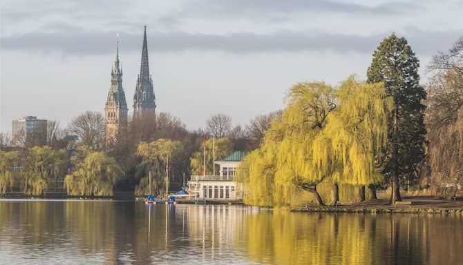 Blog images - 2025 - Germany Hamburg Park on shore of Alster