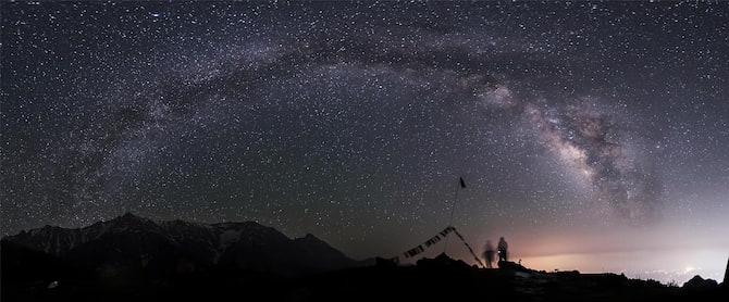 Blog images - 2025 - The Milky Way from Dharamsala Himachal Pradesh India