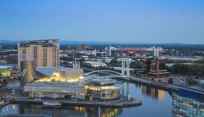 Blog images - 2025 - Lowry Theatre and Old Trafford Manchester England