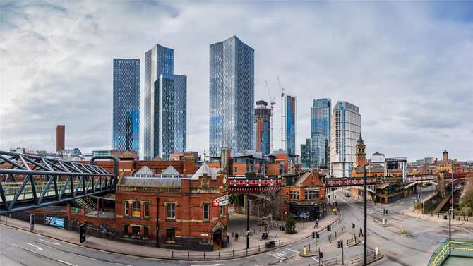 Blog images - 2025 - Manchester Deansgate panorama