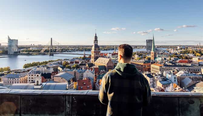 Blog images - 2025 - Riga old town cityscape