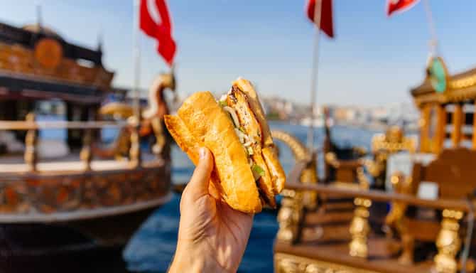 Blog images - 2025 - Balik Ekmek fish sandwich Things to Do in Istanbul