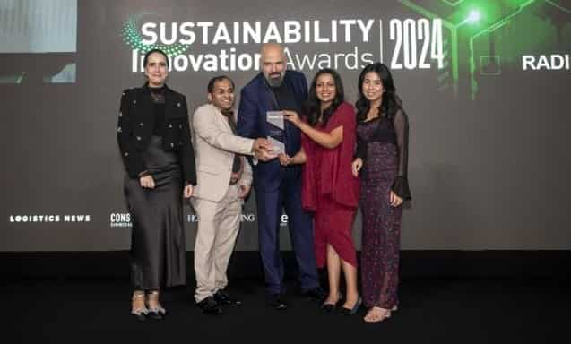 Blog images - 2025 - Radisson Hotel Group Celebrating a Move to Zero winner at the Sustainability Innovation Awards