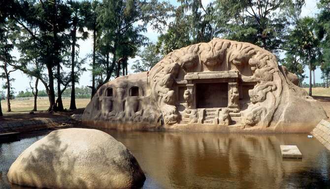 Blog images - 2025 - Tiger headed cave in Mahabalipuram Mamallapuram Tamil Nadu India