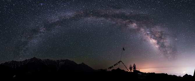 Blog images - 2025 - The Milky Way from Dharamsala Himachal Pradesh India