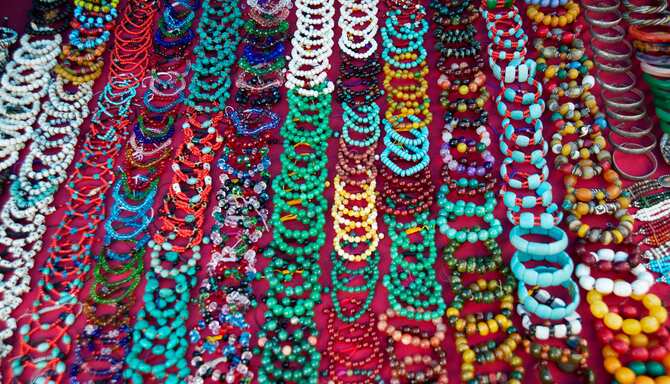 Blog images - 2025 - Bangles for sale at a shop Dharamshala