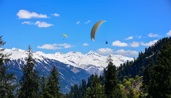 Blog images - 2025 - Paragliding at Manali Himachal Pradesh India