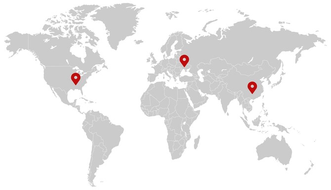Our Presence - Global Map