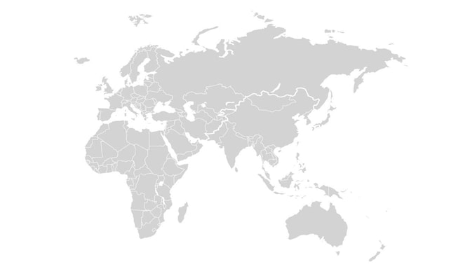 Corporate - Business Development - EMEA + APAC Map