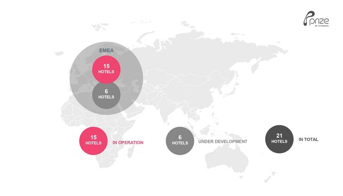 Corporate - Business Development - prize by Radisson Map