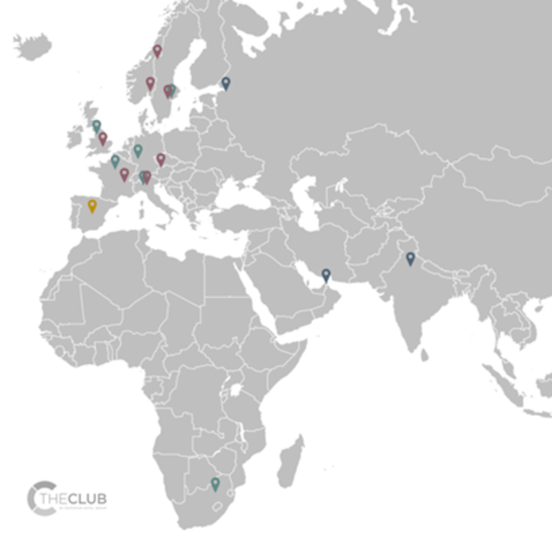 Corporate - The Club Revenue Management - Map world