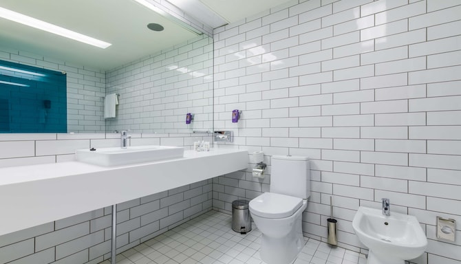 Park Inn by Radisson, Pribaltiyskaya St Petersburg - ванная комната в люксе Duplex