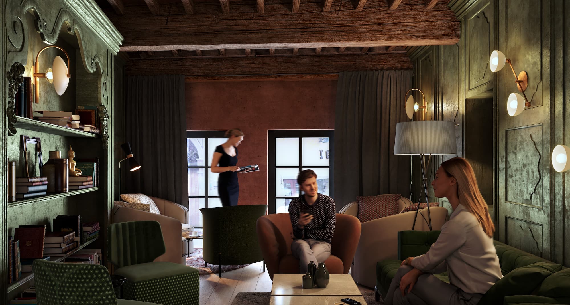 Cour des Loges Lyon, Radisson Collection Hotel - Bar Fumoir