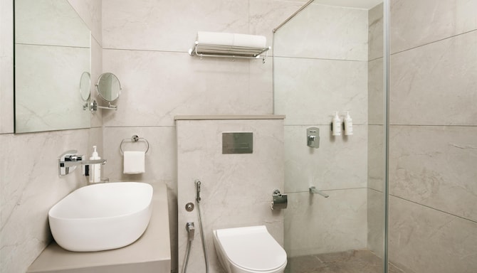 D Square Statue of Unity Kevadia, a member of Radisson Individuals - Bathroom